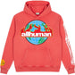 All Human End is Near Hoodie Red Wash