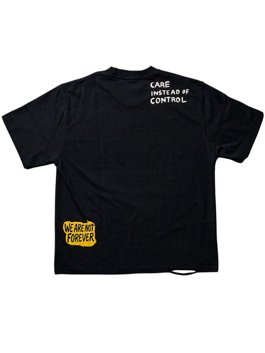 All Human Hello, Goodbye V2 T-shirt Black