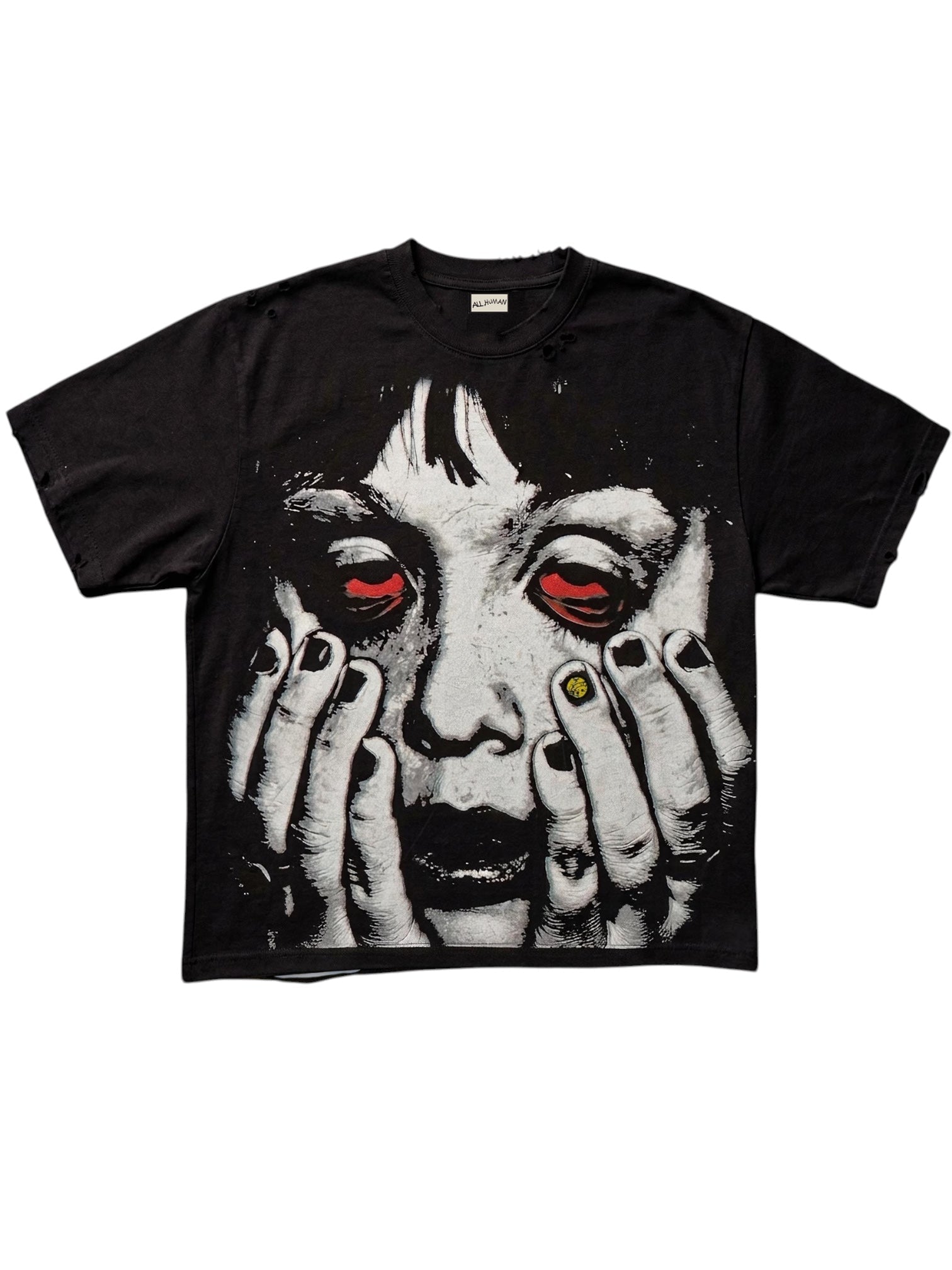 All Human Hello, Goodbye V2 T-shirt Black