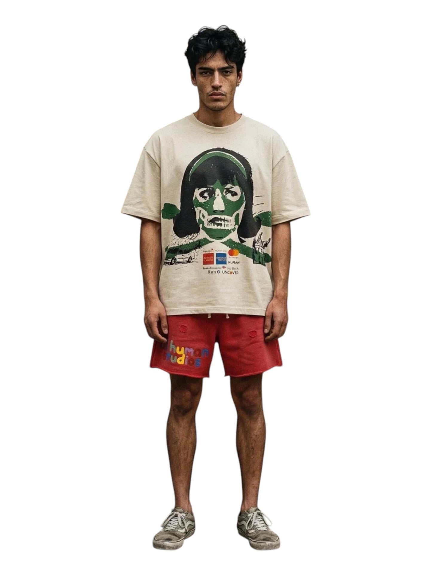 All Human H.O.M.E Short Red Wash
