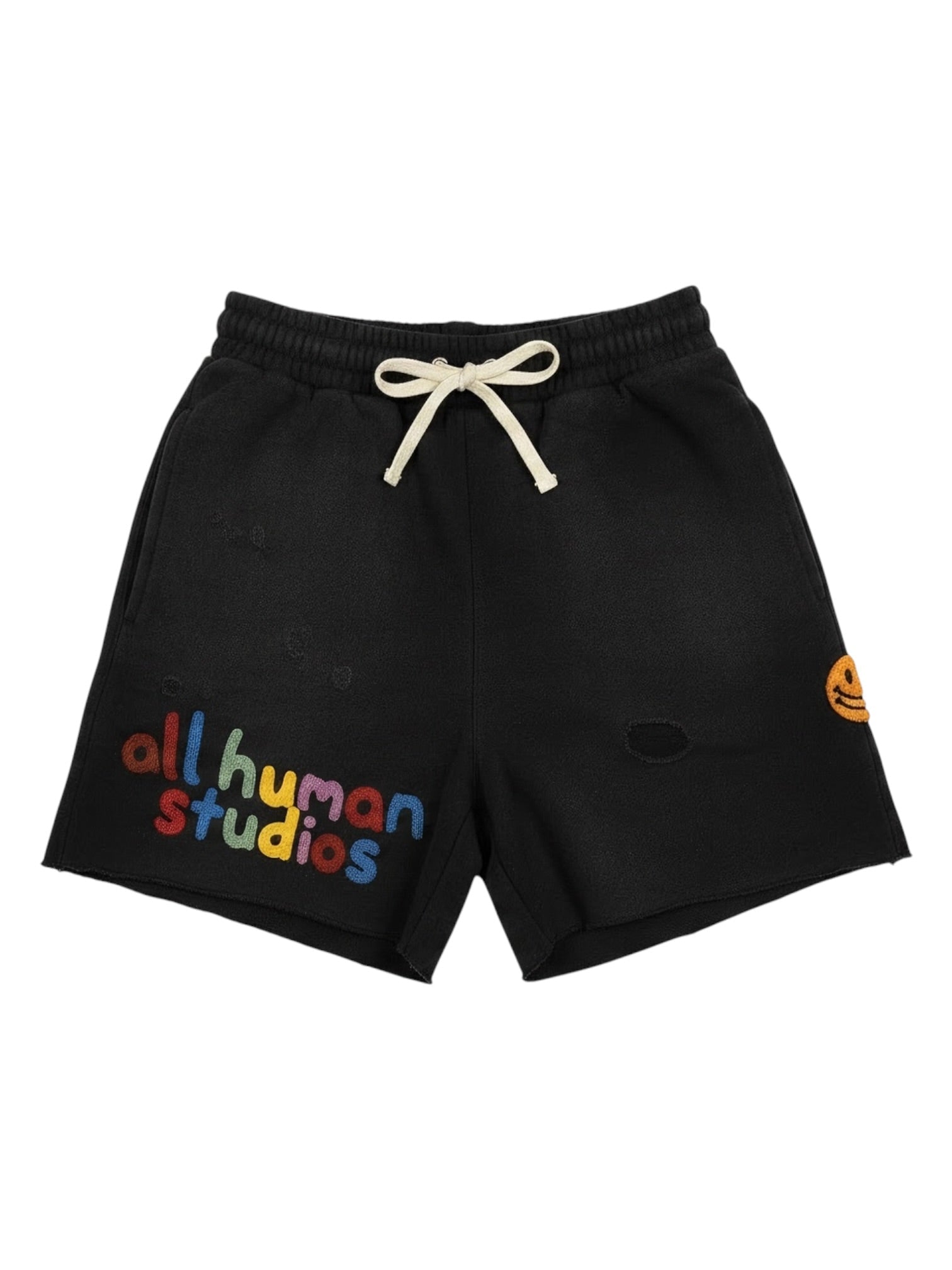 All Human Honeymoon Shorts Black Wash