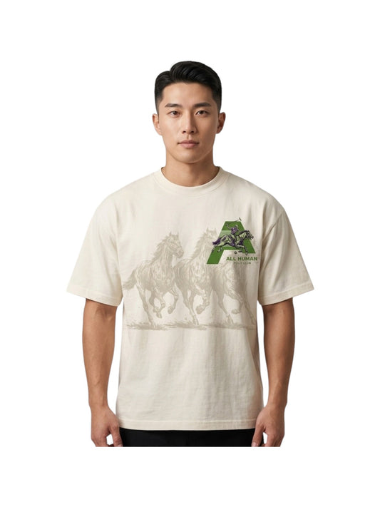 All Human Show Stopper Tee Cream