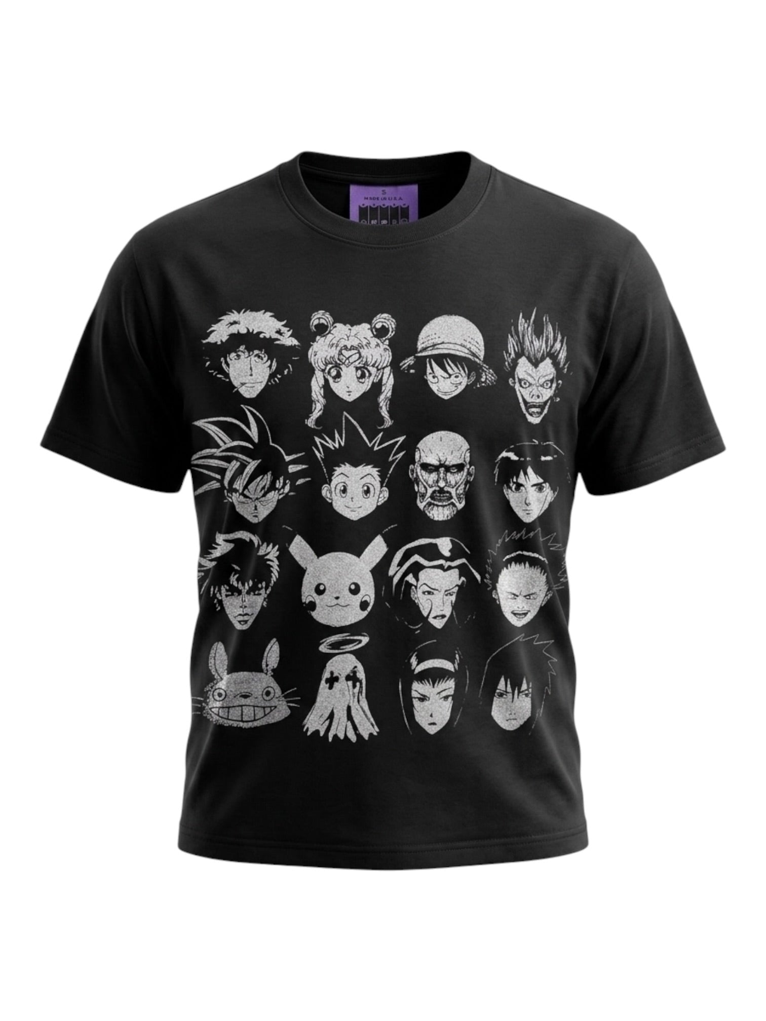 B Wood Anime Alumni Black