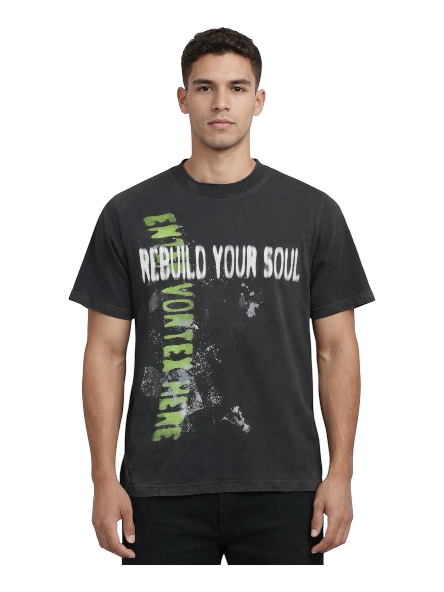B Wood Rebuild Your Soul Vtg Black
