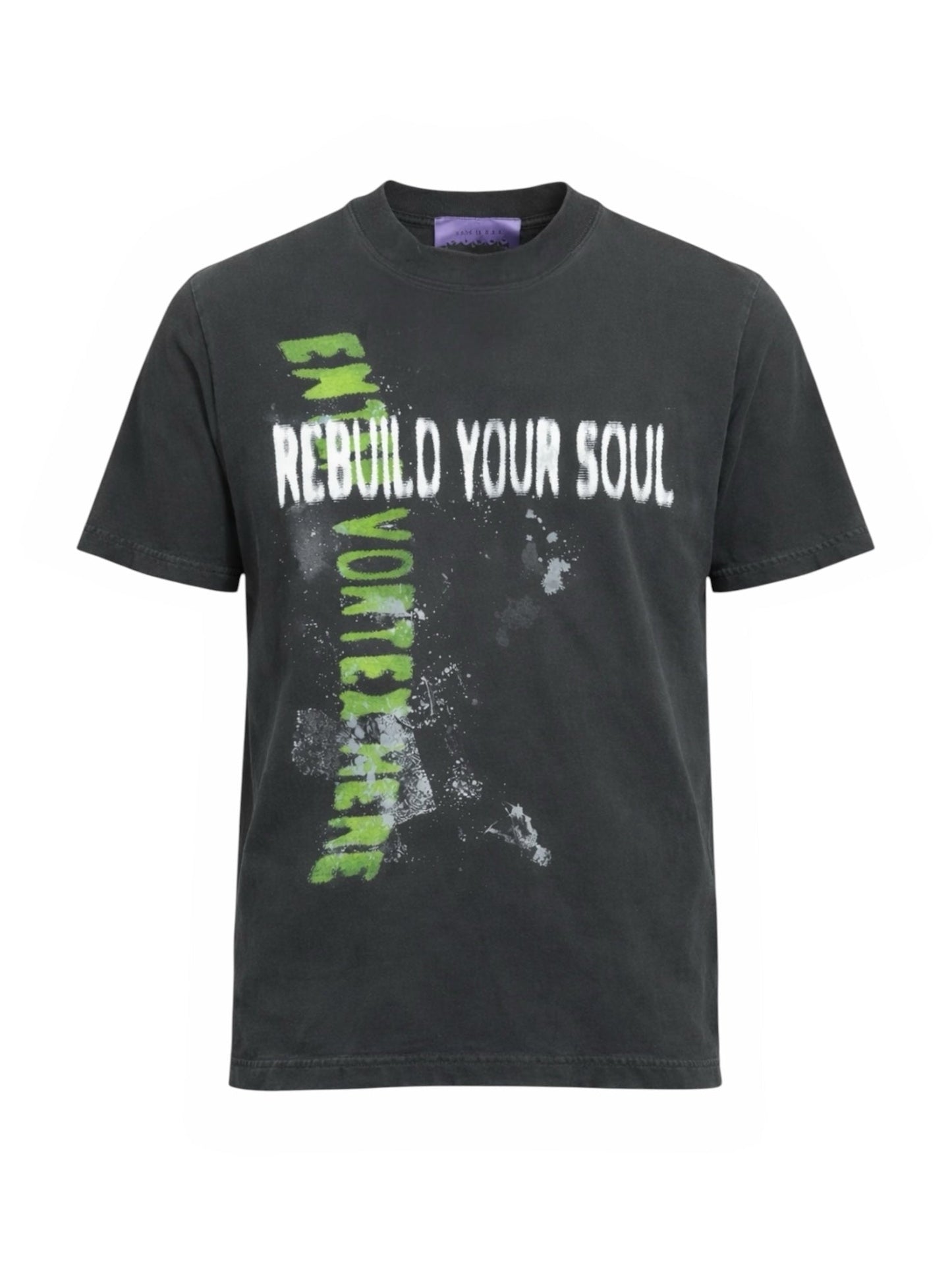 B Wood Rebuild Your Soul Vtg Black