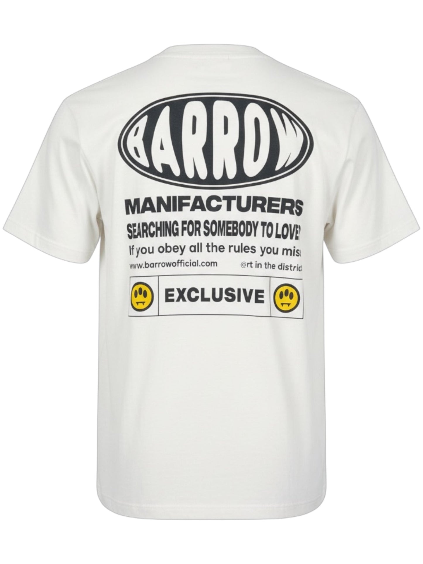 Barrow S5BWUATH066 Jersey T-shirt Vanilla