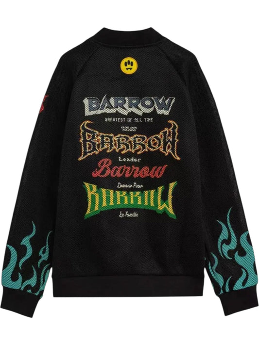 Barrow S6BWUABO026 Mesh/Nylon Jacket UNISEX  Black