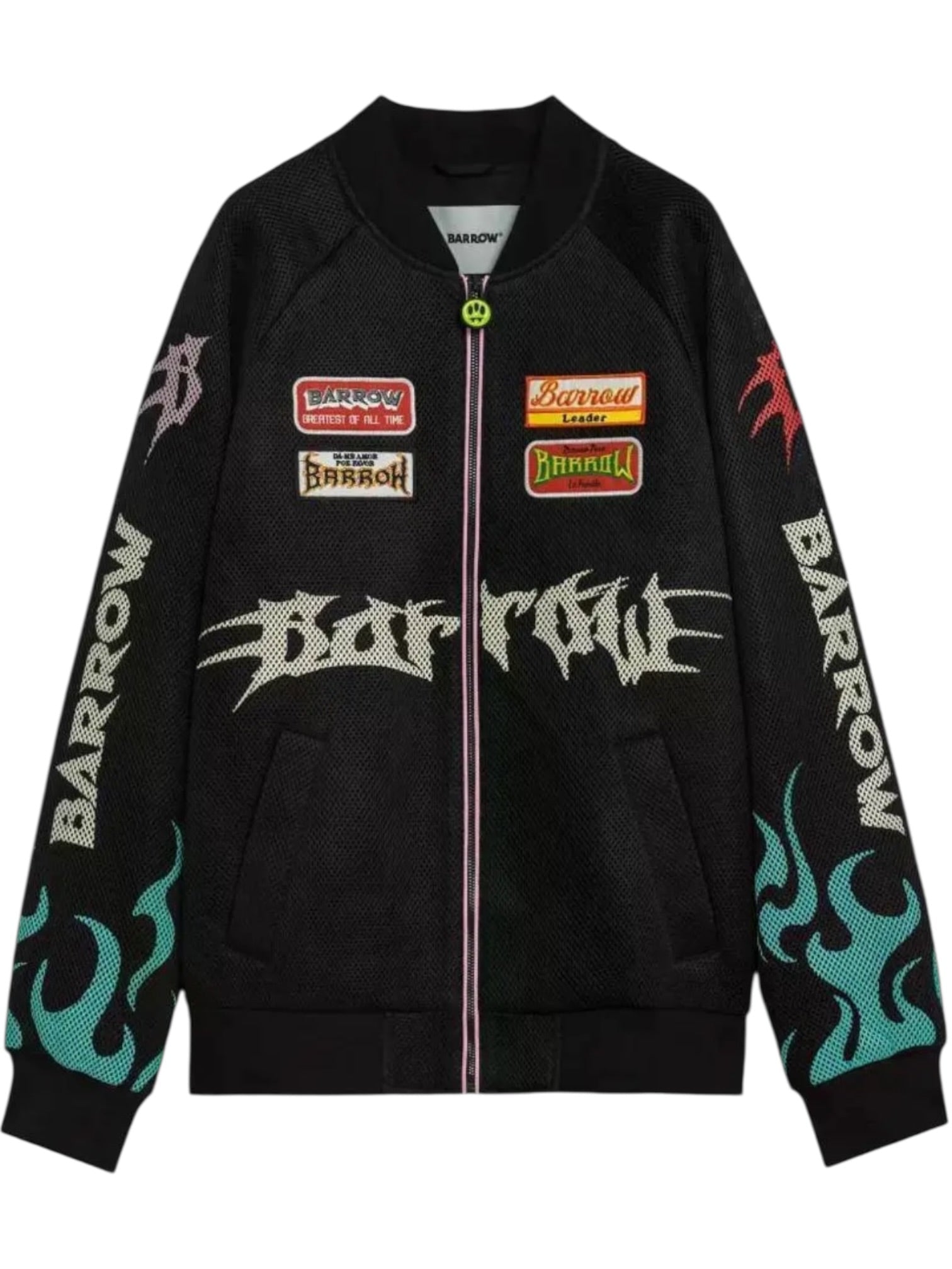 Barrow S6BWUABO026 Mesh/Nylon Jacket UNISEX  Black