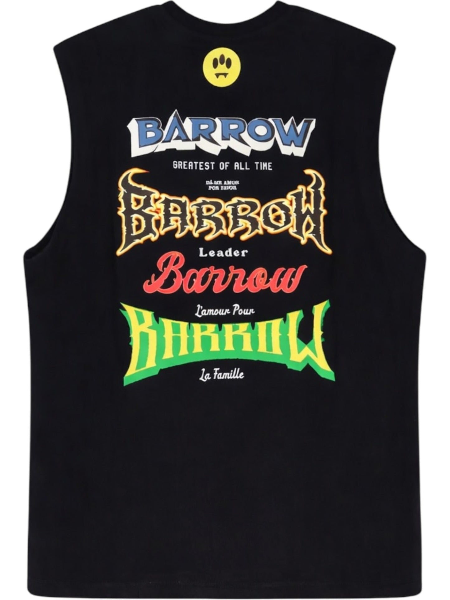 Barrow S6BWUATH023 Jersey Sleveless UNISEX Black