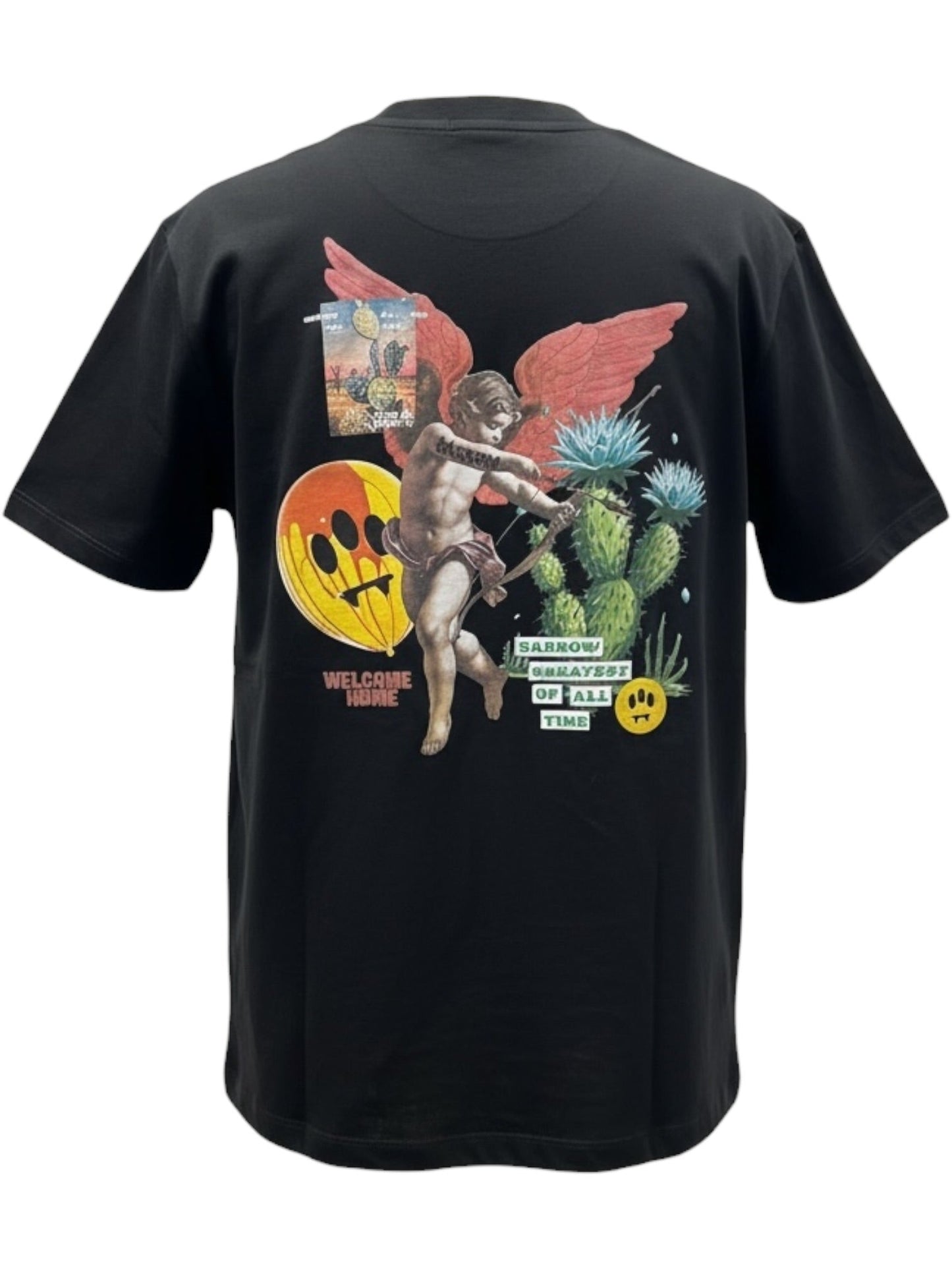 Barrow S6BWUATH032 Jersey T-shirt UNISEX Black