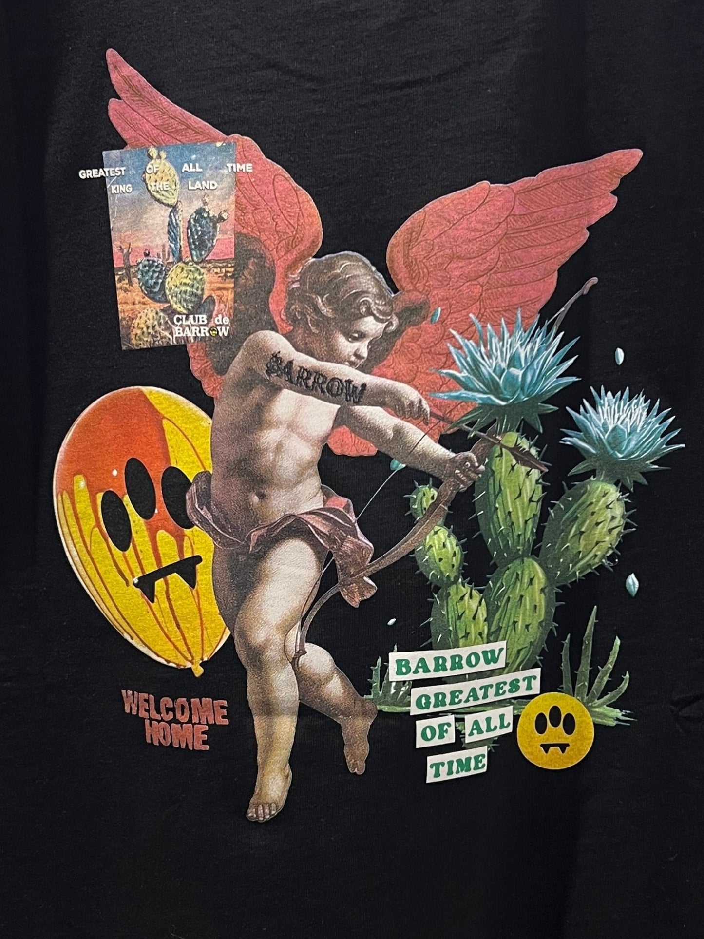 Barrow S6BWUATH032 Jersey T-shirt UNISEX Black