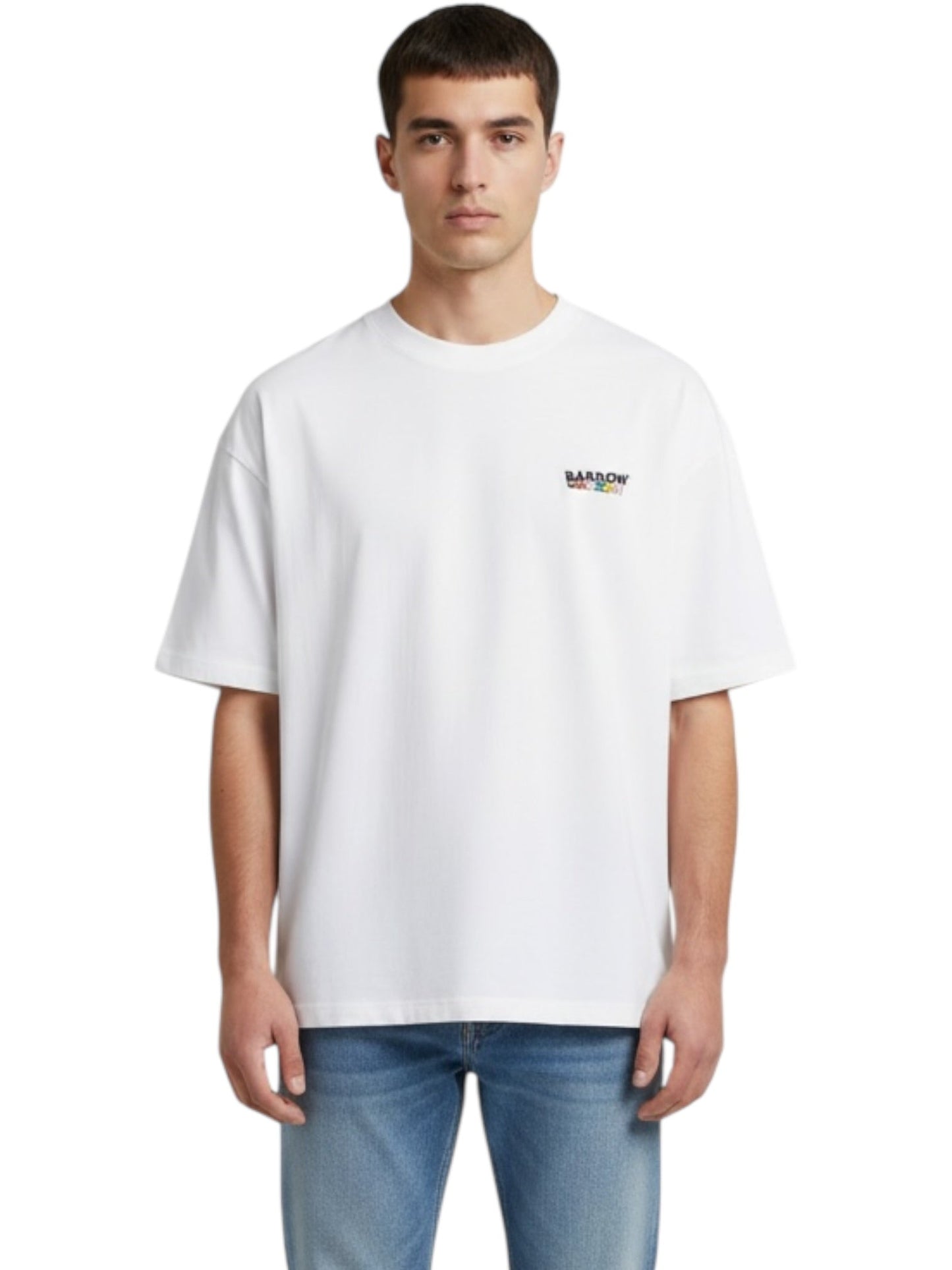 Barrow S6BWUATH032 Jersey T-shirt UNISEX Coconut