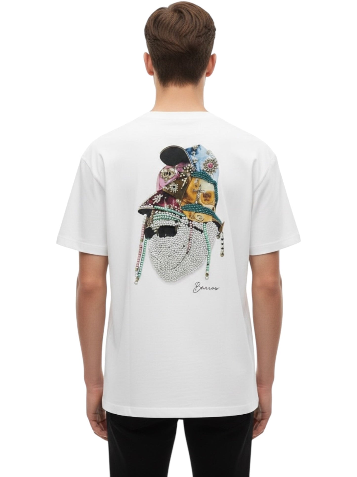 Barrow S6BWUATH099Jersey T-shirt UNISEX Coconut