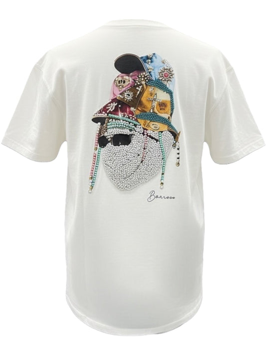 Barrow S6BWUATH099Jersey T-shirt UNISEX Coconut