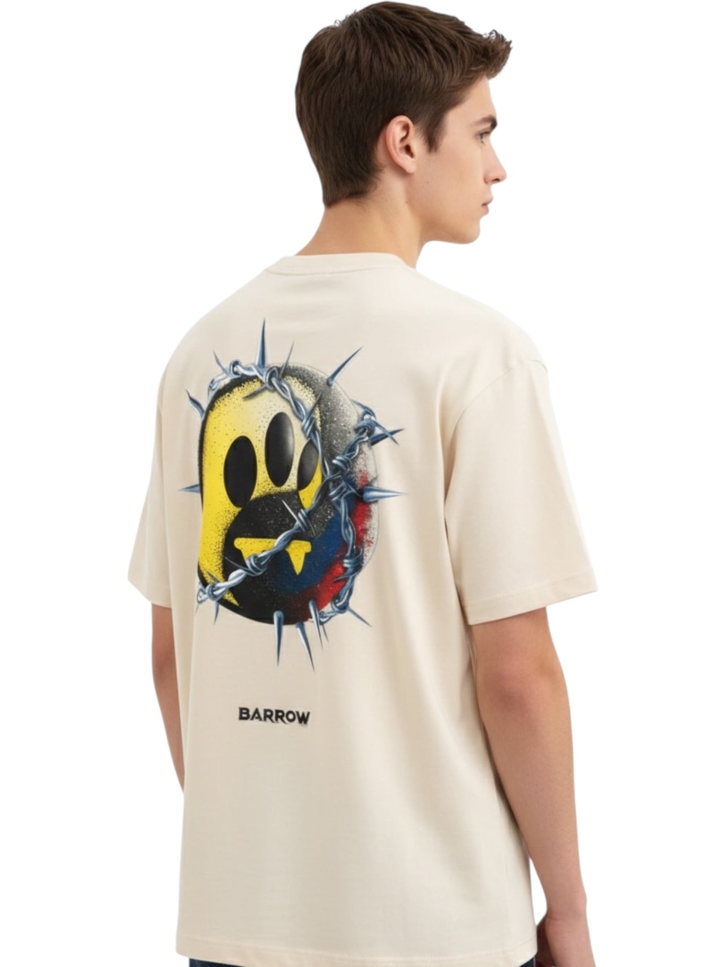 Barrow S6BWUATH103 Jersey T-Shirt UNISEX Sand