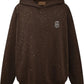 Birth Of Royal BC25SSHA01 Diamond Hoodie In Brown