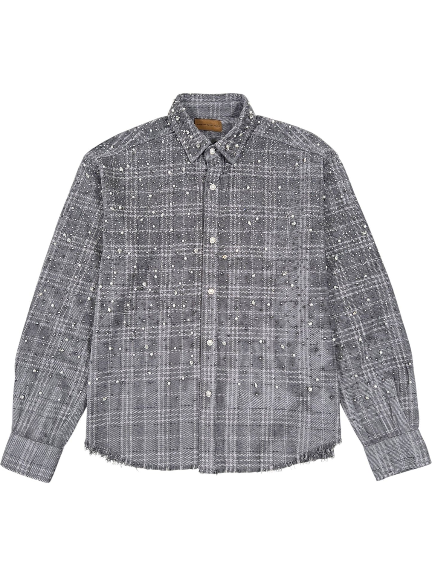 Birth Of Royal Child BC25SSLS06 Diamond Shirt In Black