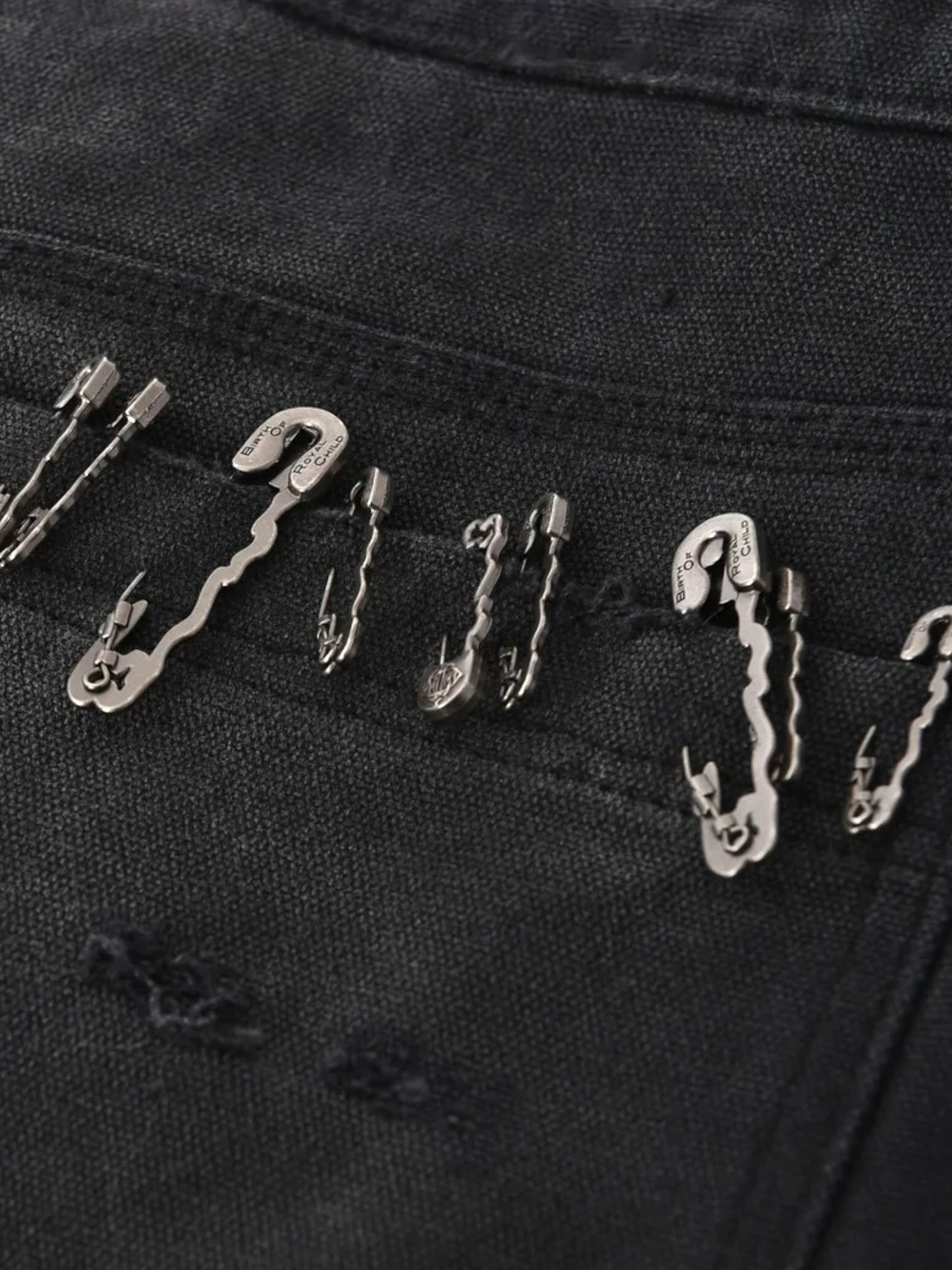 Birth Of Royal Child BC25SSPT02 Vintage Pin Carpenter Pants Black