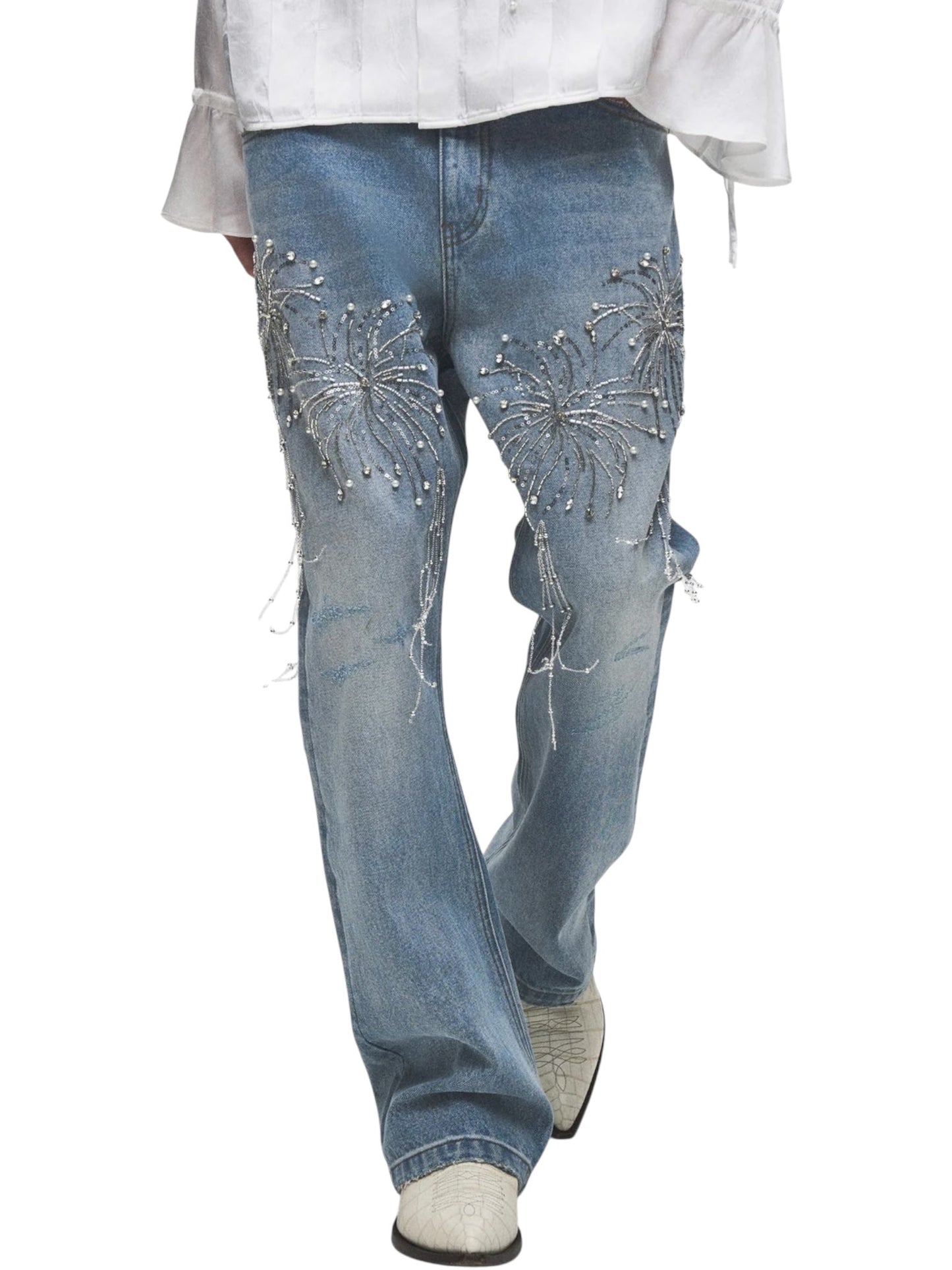 Birth Of Royal Child BC25SSPT11 Fireworks Wash Denim