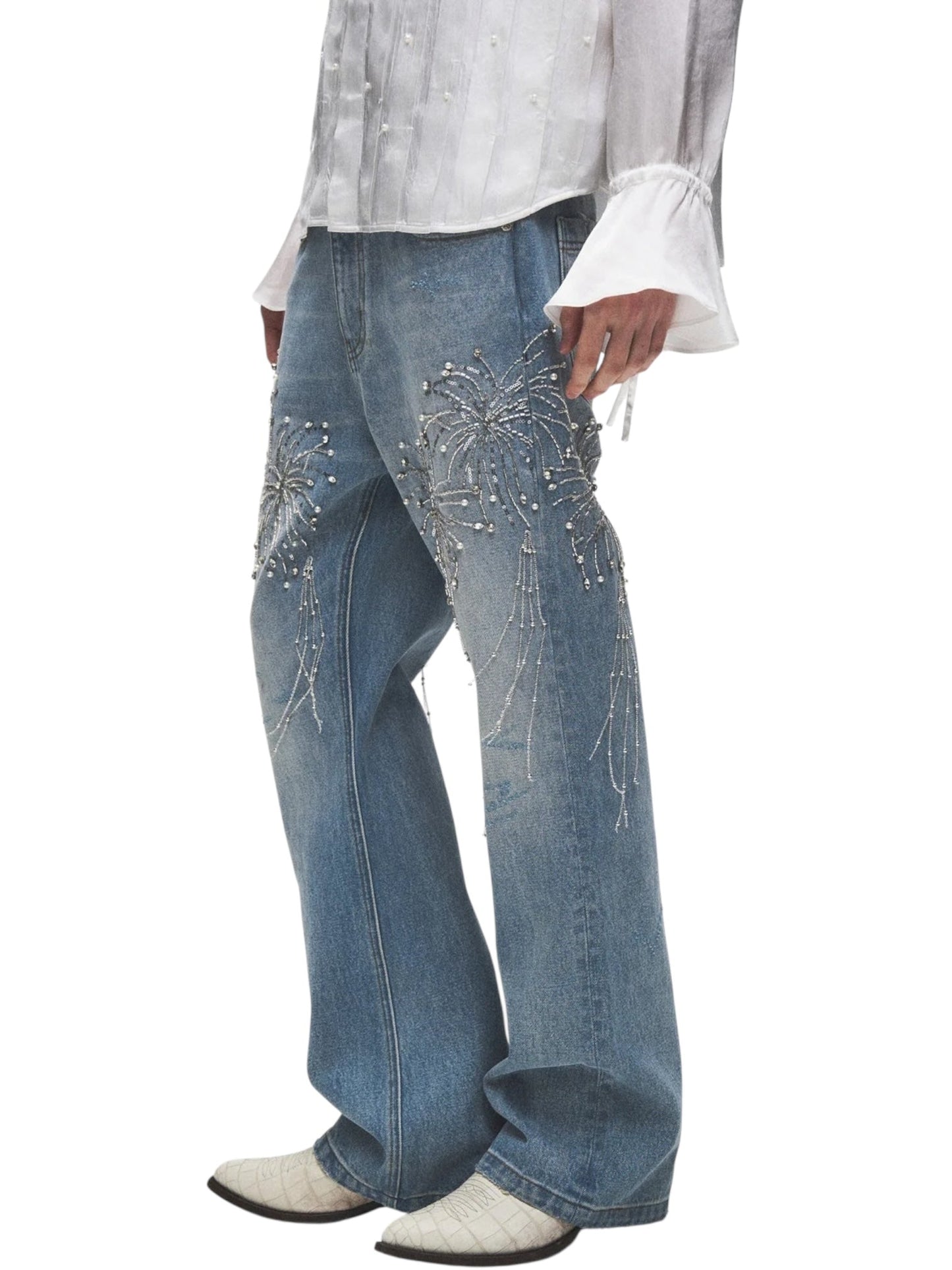 Birth Of Royal Child BC25SSPT11 Fireworks Wash Denim