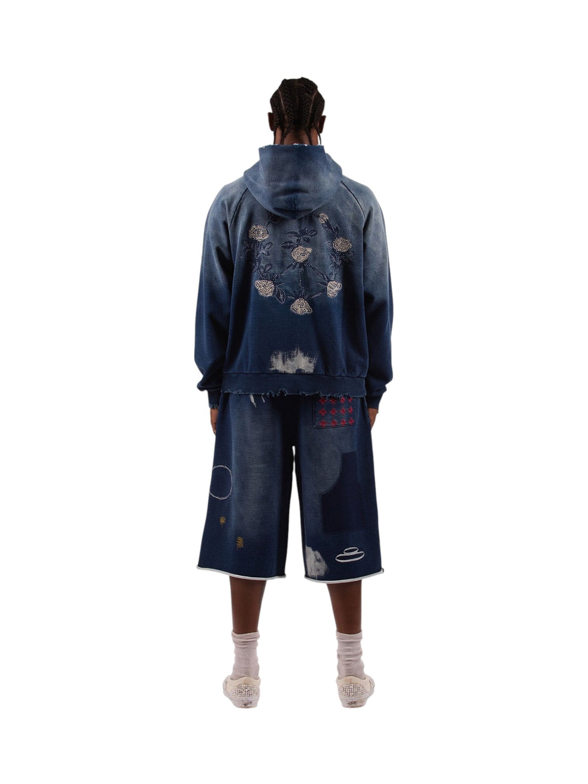Probus Bldg4 C61-8305 Concrete Hoodie Bldg4 C61-8305 Concrete Hoodie INDIGO DYED
