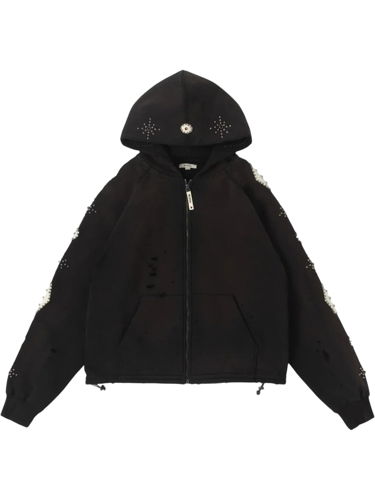 Probus Bldg4 Falling Water Hoodie Black Bldg4 Falling Water Hoodie Black BLACK