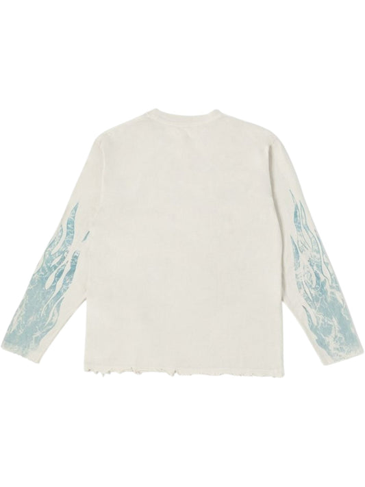 Bldg4 Lit LS Knit Antique White