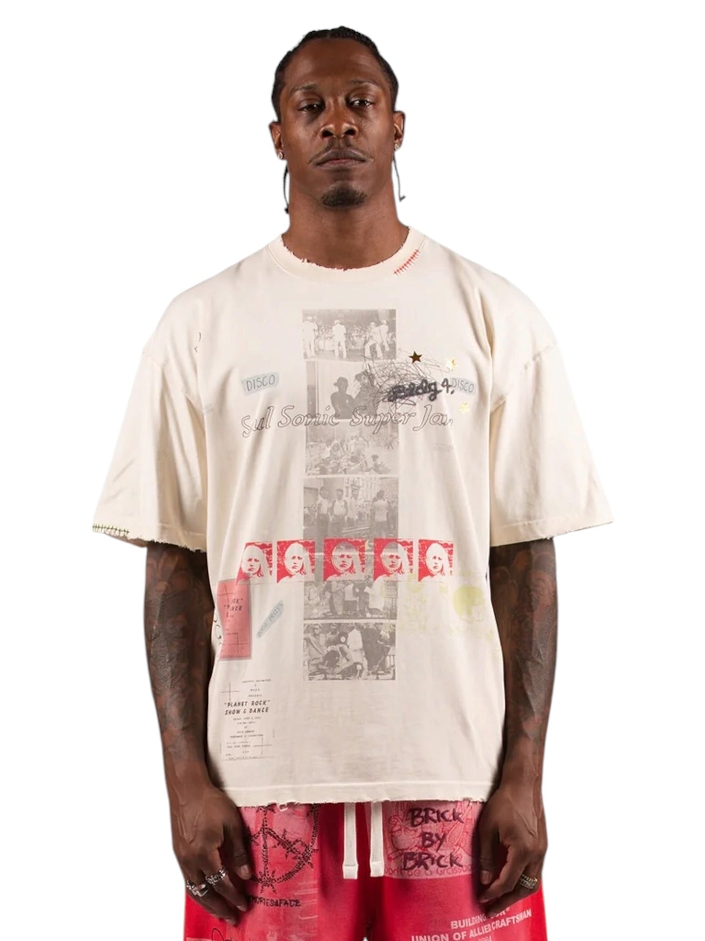 Bldg4 National SS Knit Antique White