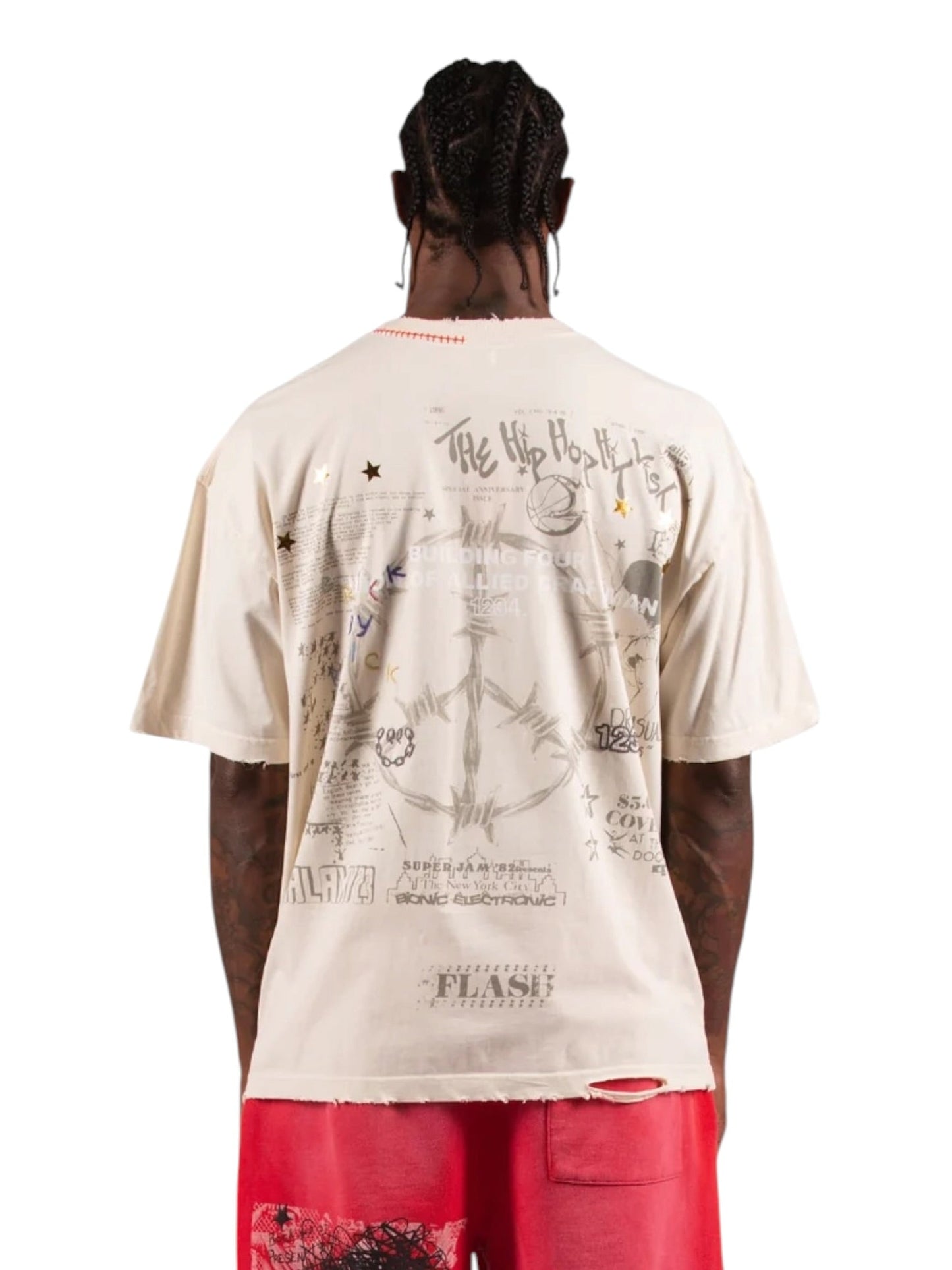Bldg4 National SS Knit Antique White