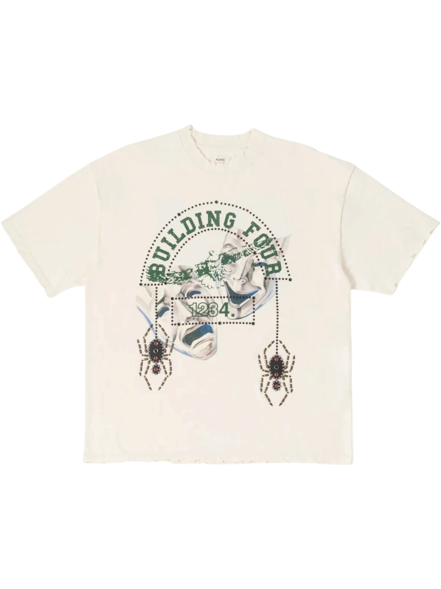 Bldg4 Notre Dame SS Knit Antique White