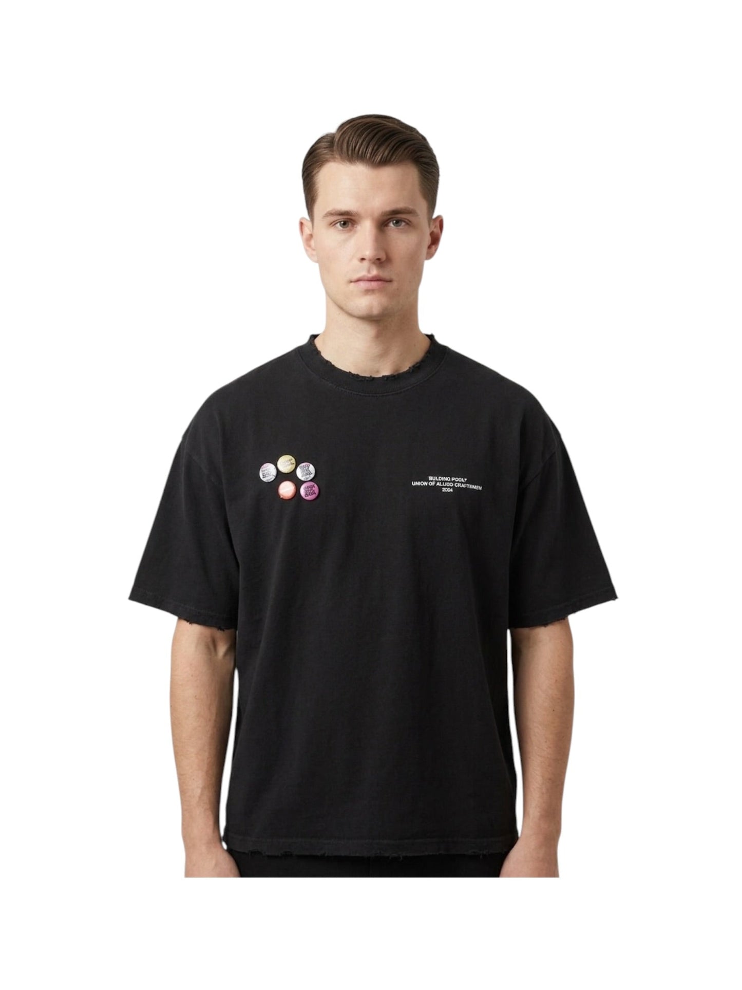 Bldg4 Piza SS Knit Black