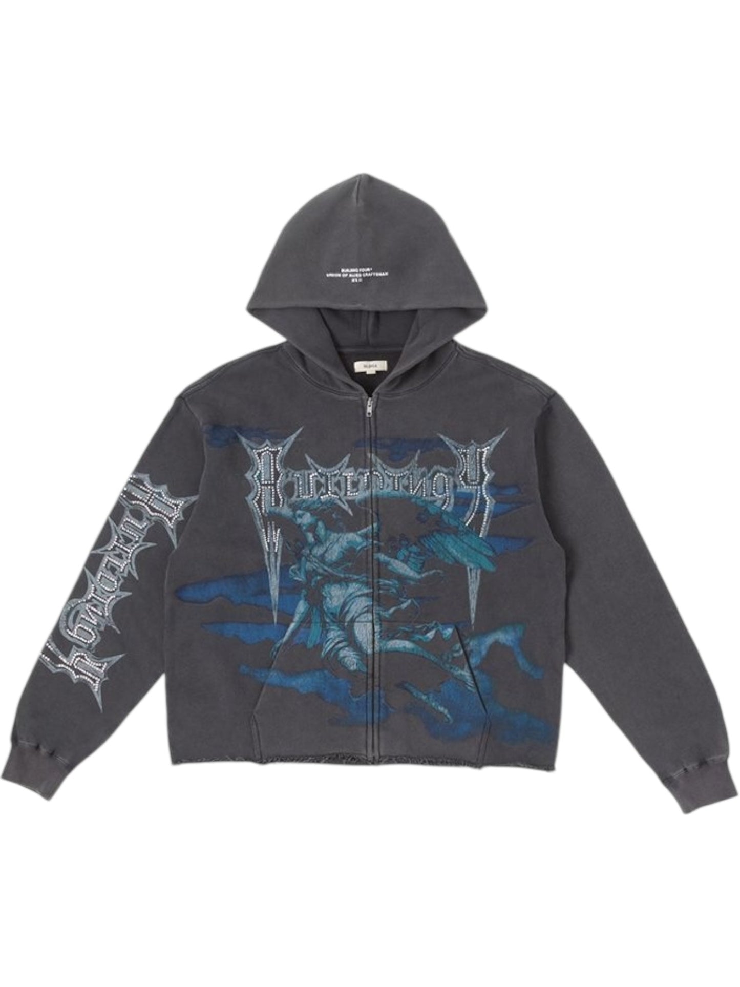 Bldg4 Serphim Hoodie Charcoal Art