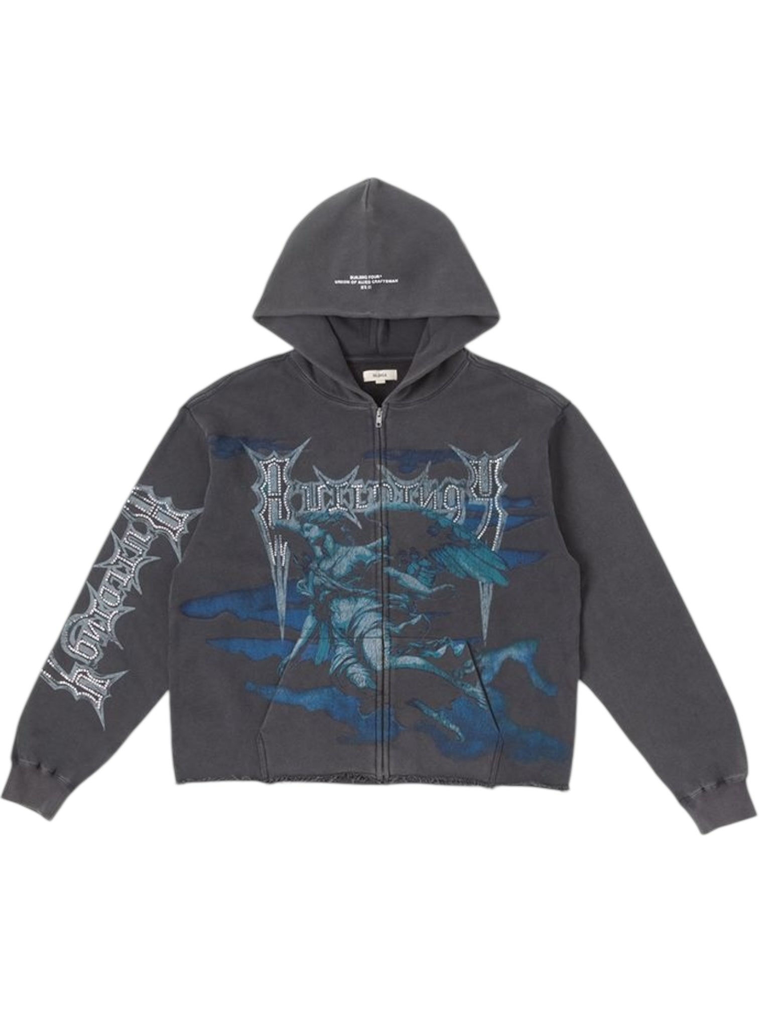 Bldg4 Serphim Hoodie Charcoal Art