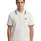 CasaBlanca Boucle Short Sleeve Polo White