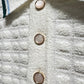 CasaBlanca Boucle Short Sleeve Polo White