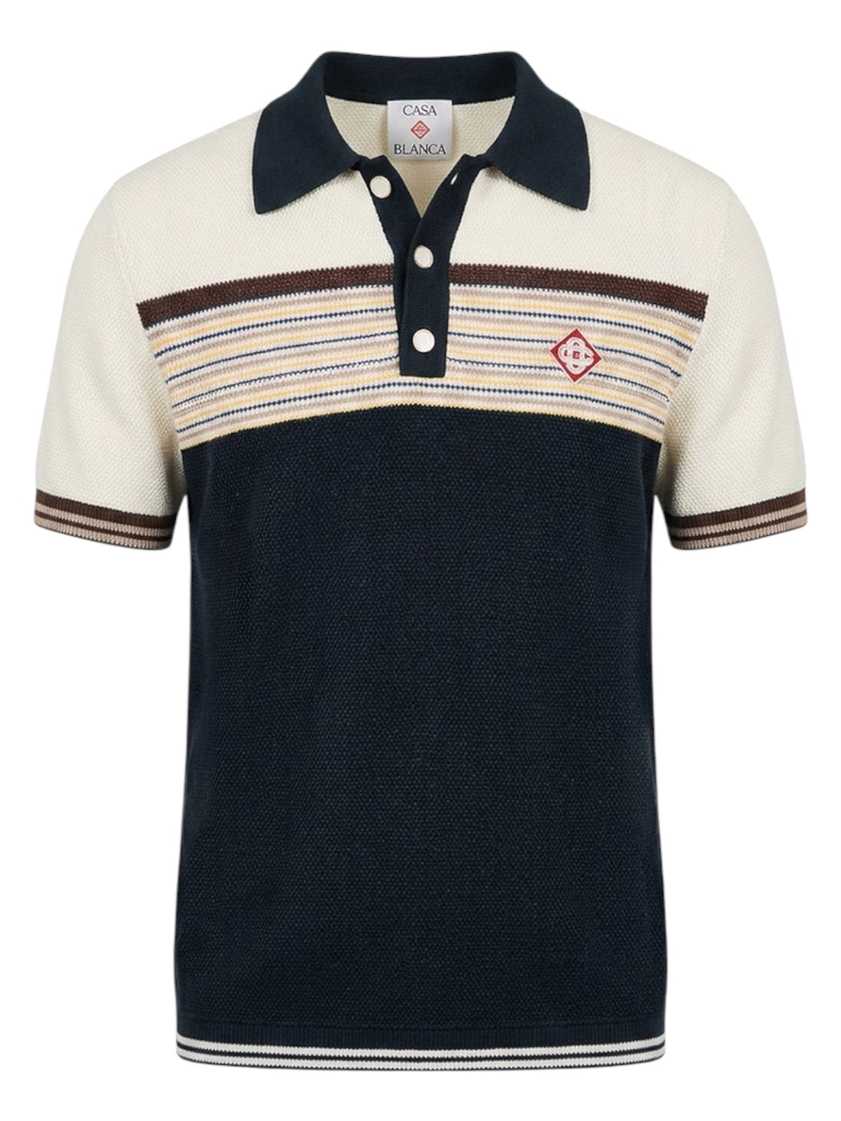 Probus CasaBlanca Cafe Stripe Polo Shirt Multi CasaBlanca Cafe Stripe Polo Shirt Multi MULTI