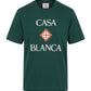 CasaBlanca Classic T-Shirt  Casablanca Stacked Logo