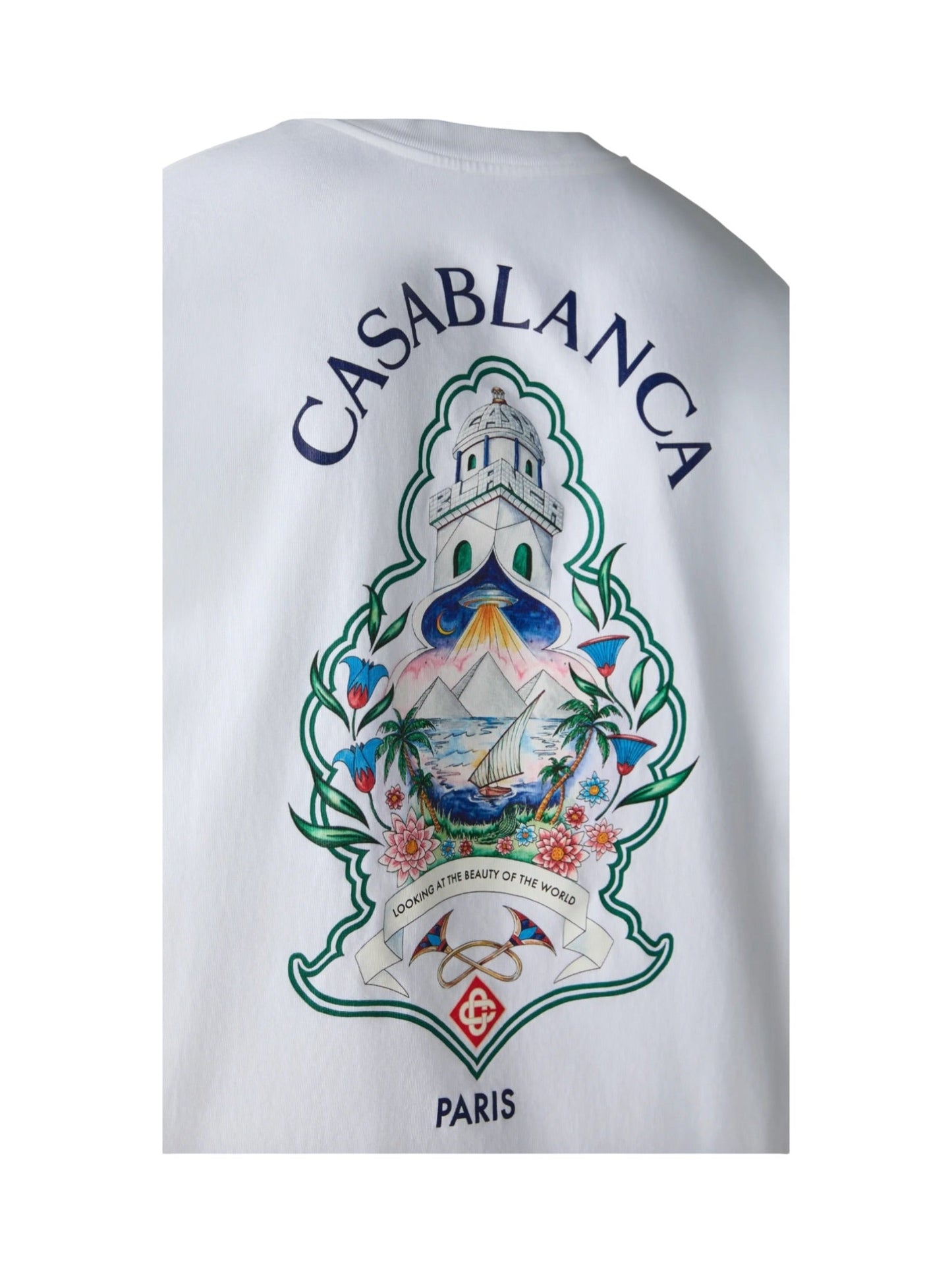 CasaBlanca Classic T-Shirt Hotel Emblem White