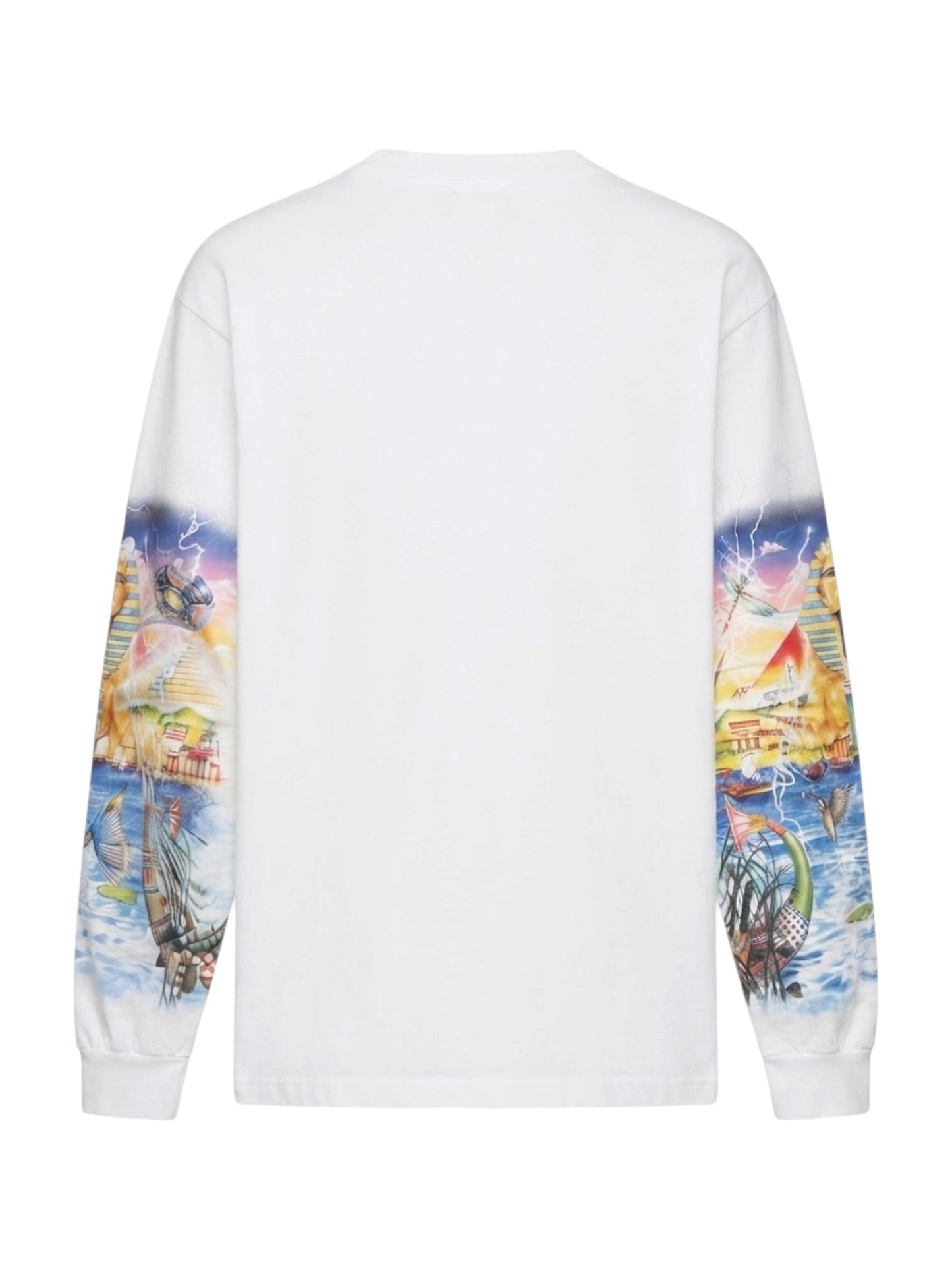 Probus CasaBlanca Egypt as It Was Long Sleeve Tee White CasaBlanca Egypt as It Was Long Sleeve Tee White White