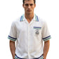 CasaBlanca Hotel Emblem Cuban Collar SS Shirt