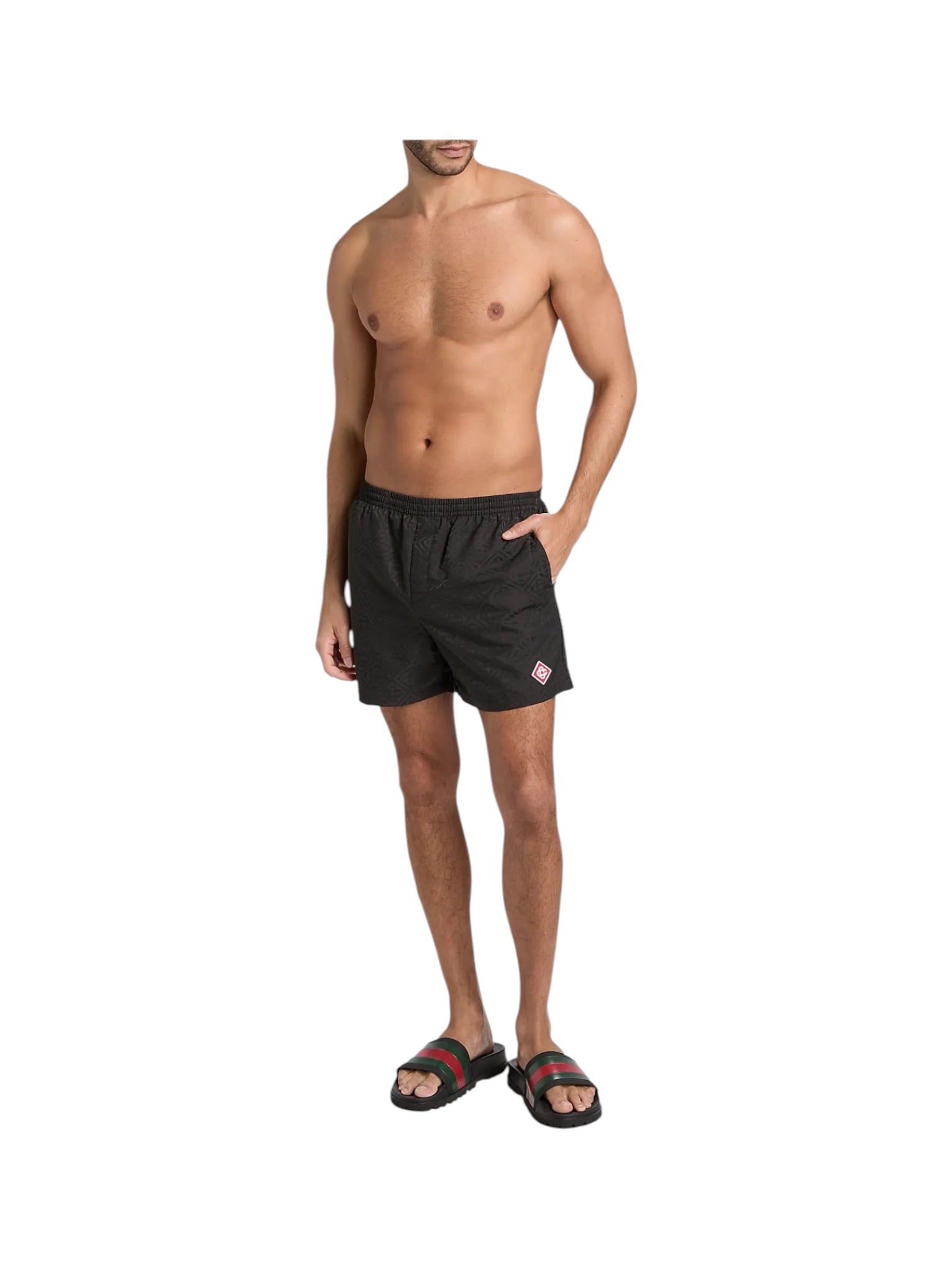Probus Casablanca Jacquard Swim Shorts Black Casablanca Jacquard Swim Shorts Black Black