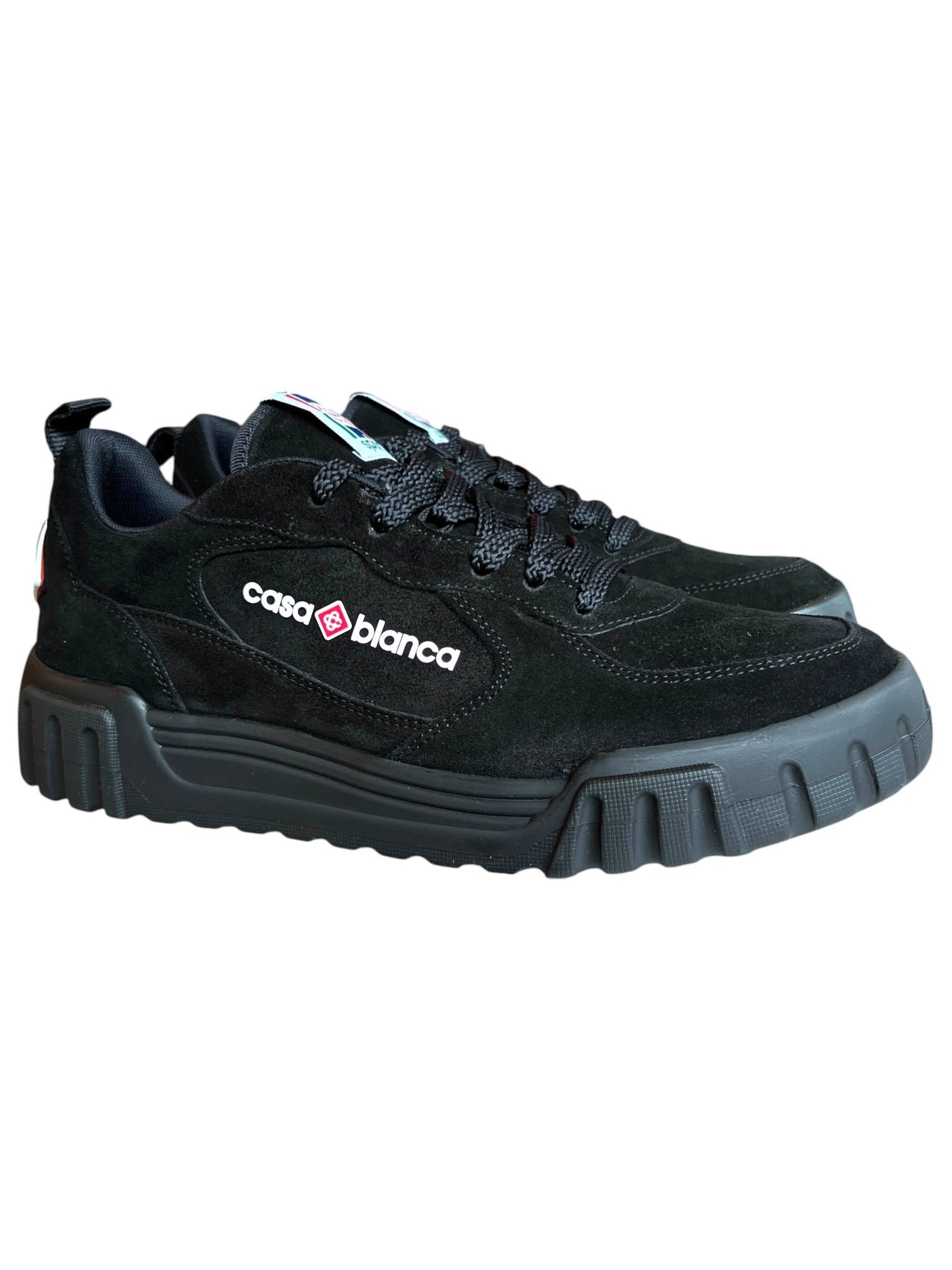 CasaBlanca Mens Court Sneaker Black