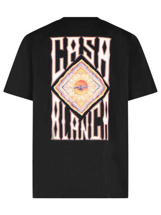 Probus Casablanca Mirage Printed Classic T-Shirt Black Casablanca Mirage Printed Classic T-Shirt Black BLACK
