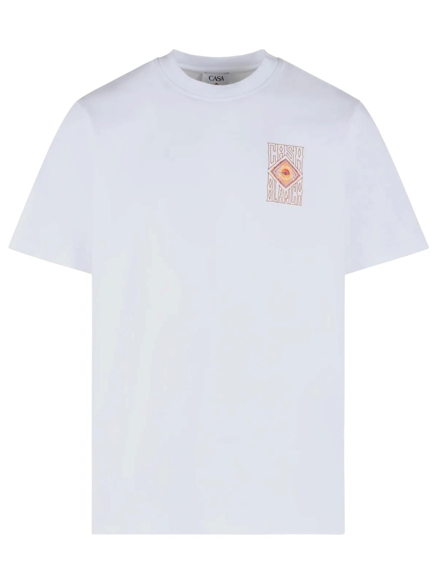 Casablanca Mirage Printed Classic T-Shirt White