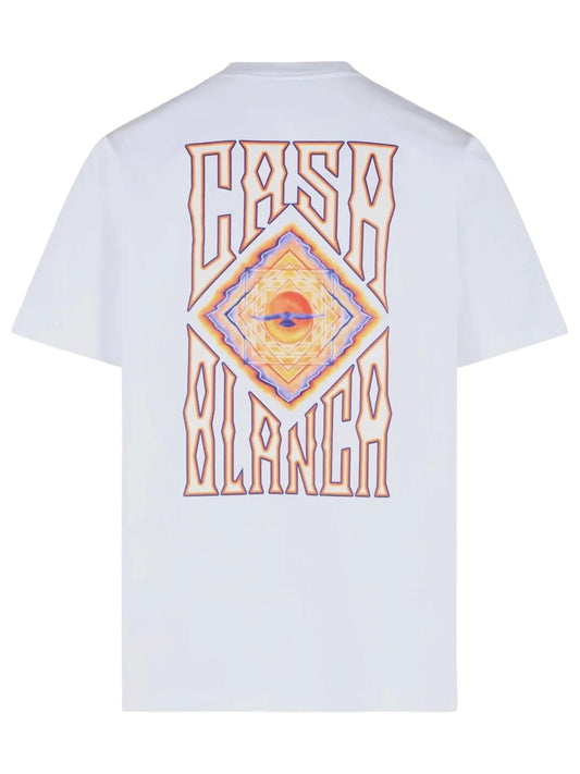 Probus Casablanca Mirage Printed Classic T-Shirt White Casablanca Mirage Printed Classic T-Shirt White WHITE