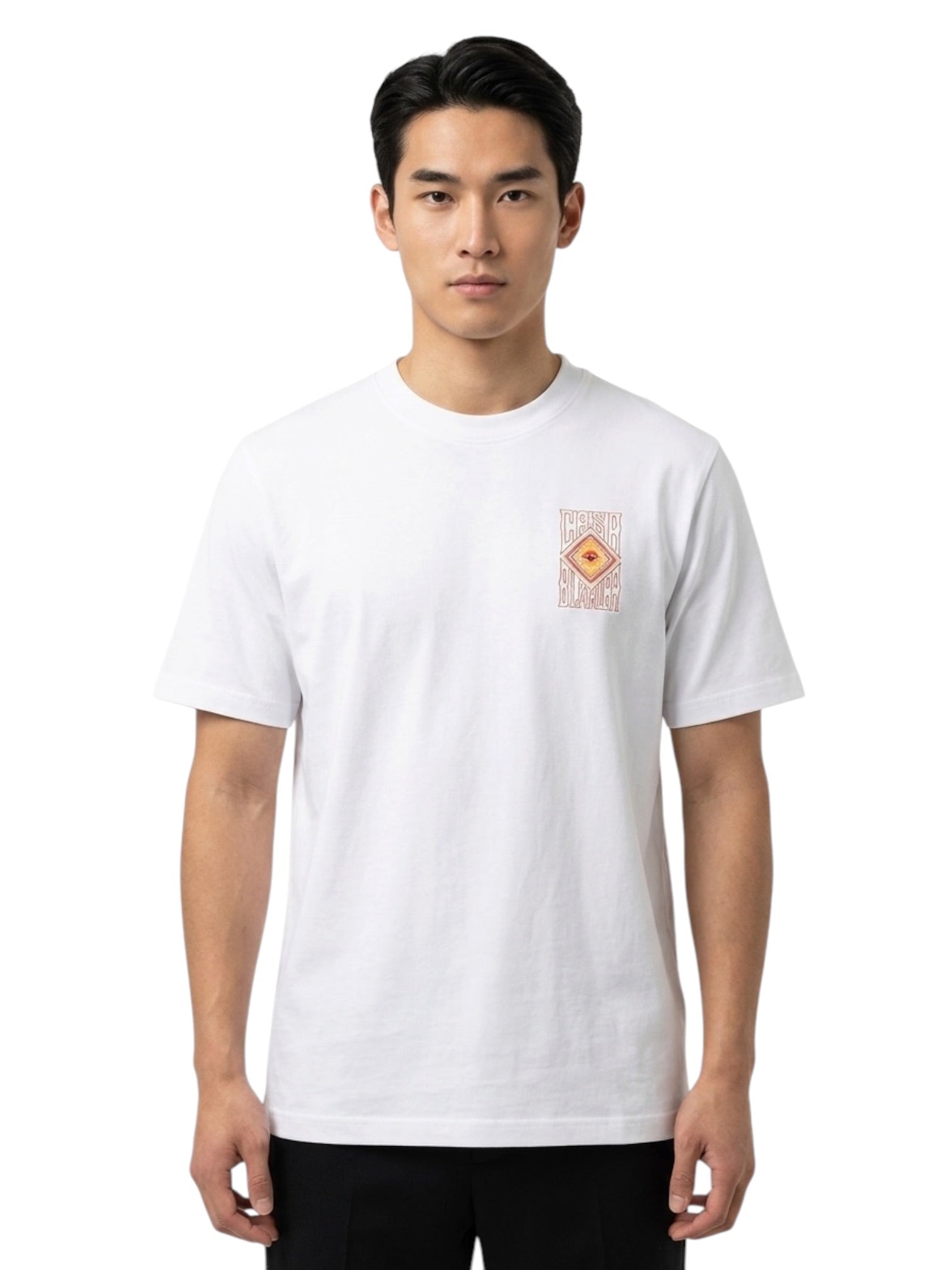 Probus Casablanca Mirage Printed Classic T-Shirt White Casablanca Mirage Printed Classic T-Shirt White WHITE