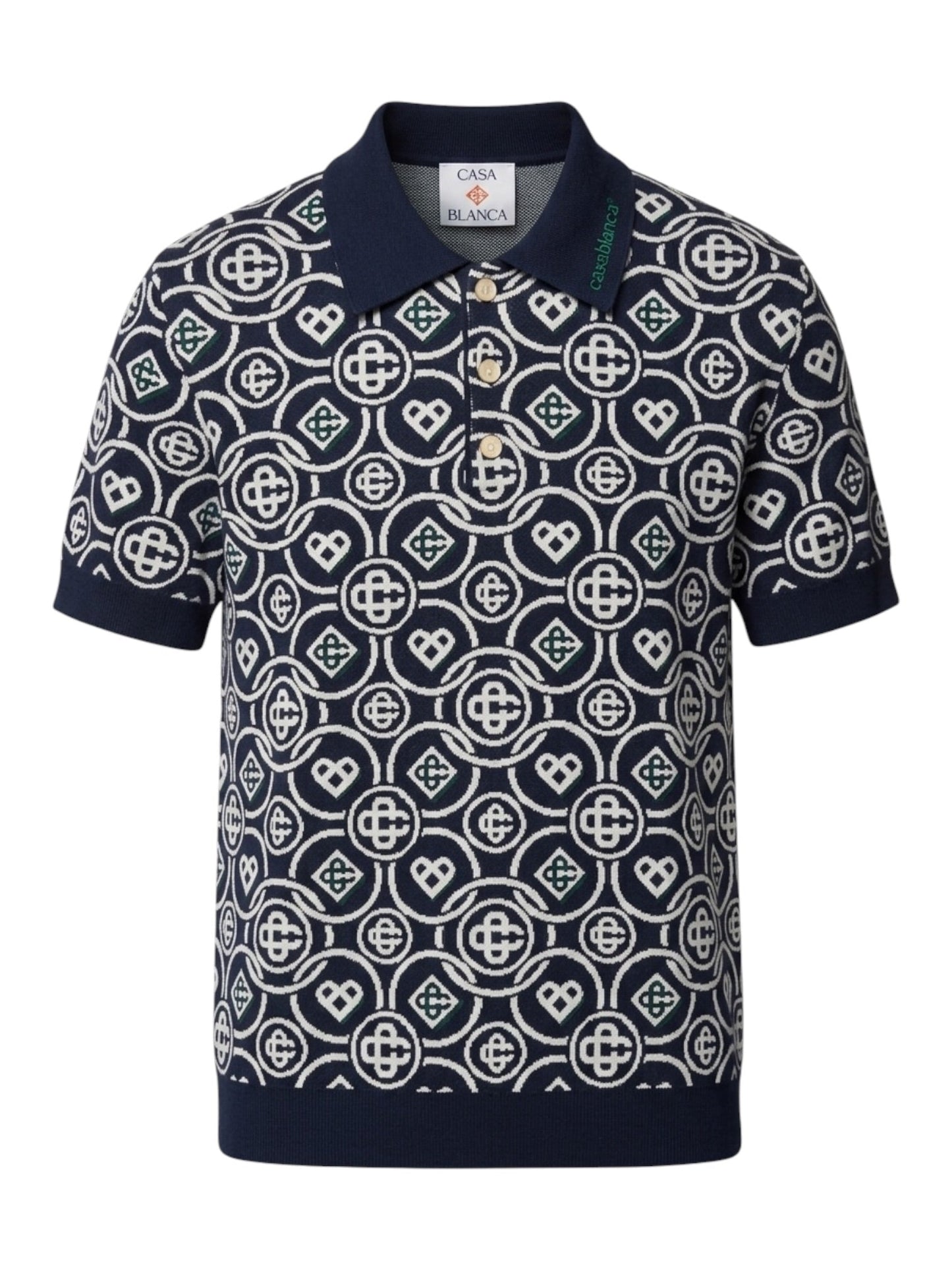 Probus Casablanca Monogram Polo Shirt Casablanca Monogram Polo Shirt MONOGRAM