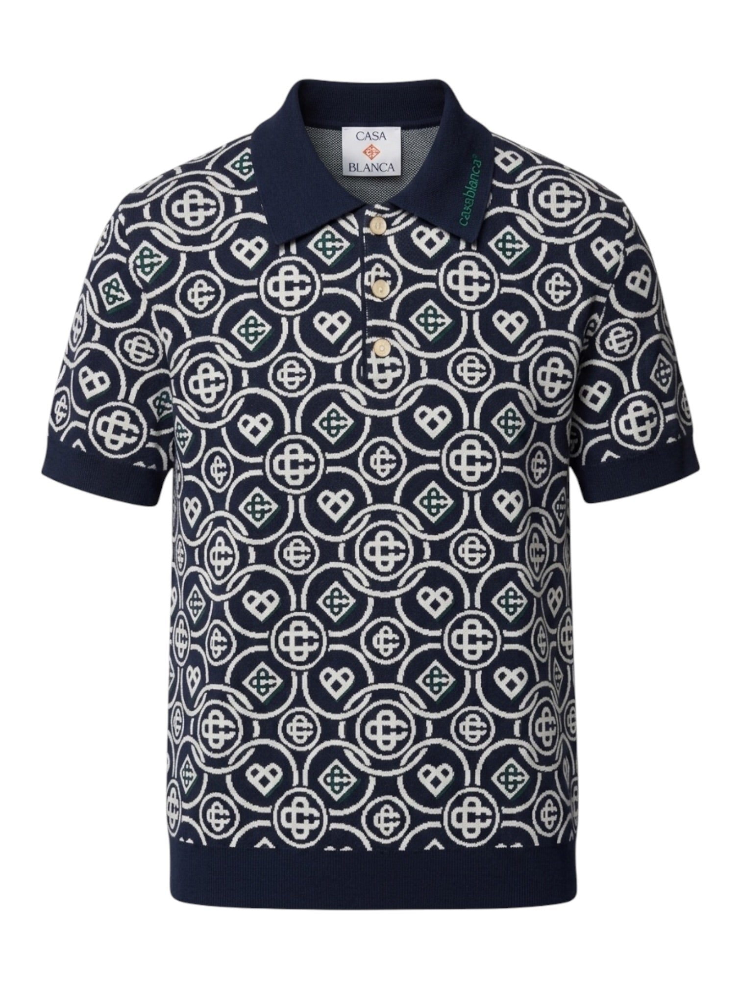 Probus Casablanca Monogram Polo Shirt Casablanca Monogram Polo Shirt MONOGRAM