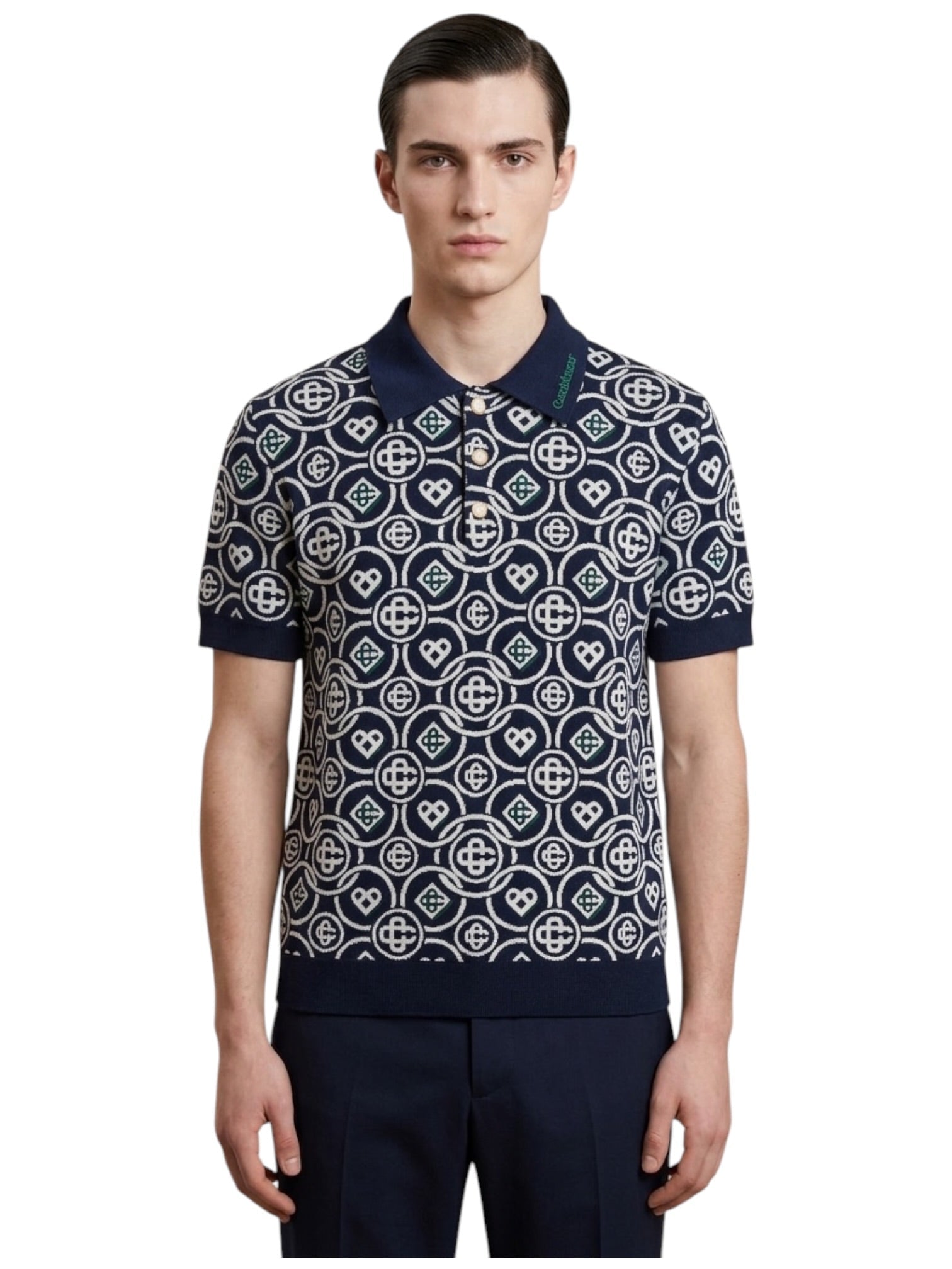 Probus Casablanca Monogram Polo Shirt Casablanca Monogram Polo Shirt MONOGRAM