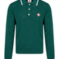 Probus Casablanca Pointelle LS Polo Shirt Green Casablanca Pointelle LS Polo Shirt Green GREEN